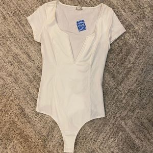 Free People Deep Conversations Bodysuit